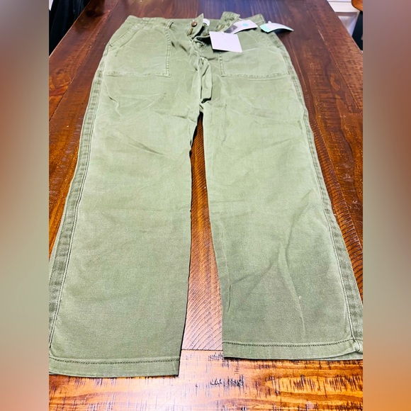 American Eagle Outfitters Pants - Pistola Green carpenter pants